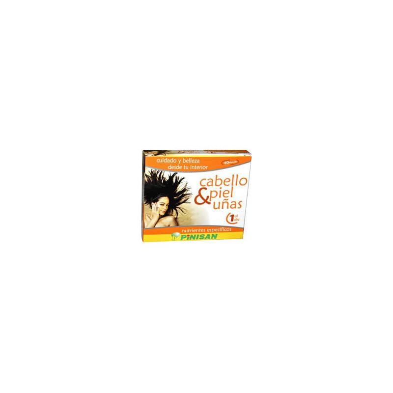 Pinisan Cabello Piel Uñas 40 Caps