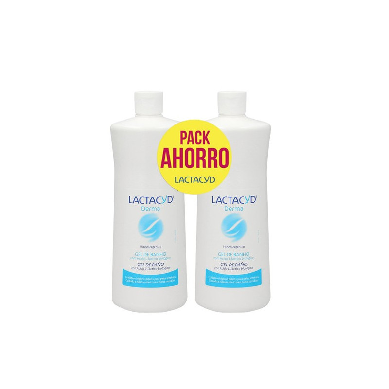 Lactacyd Derma Gel Doccia 2x1000ml