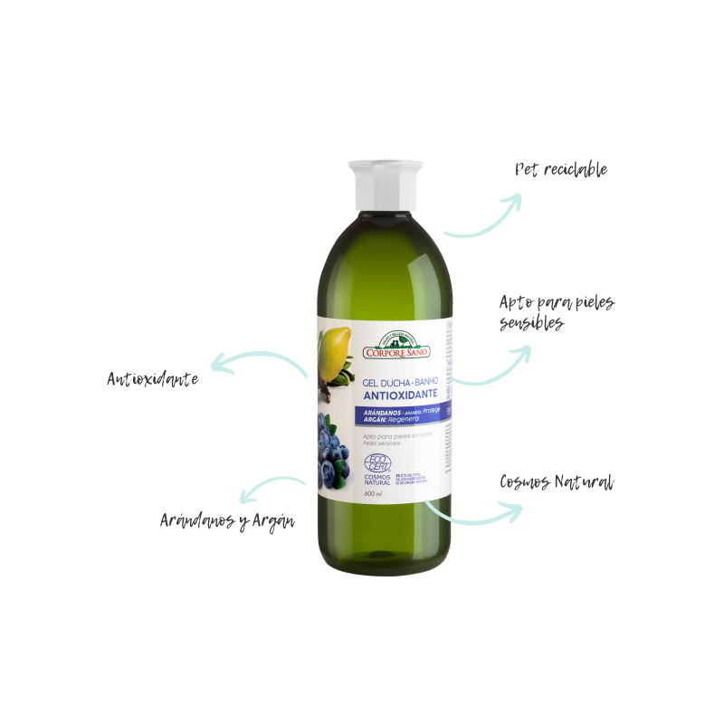 Corpore Gel De Baño Antioxidante 600ml