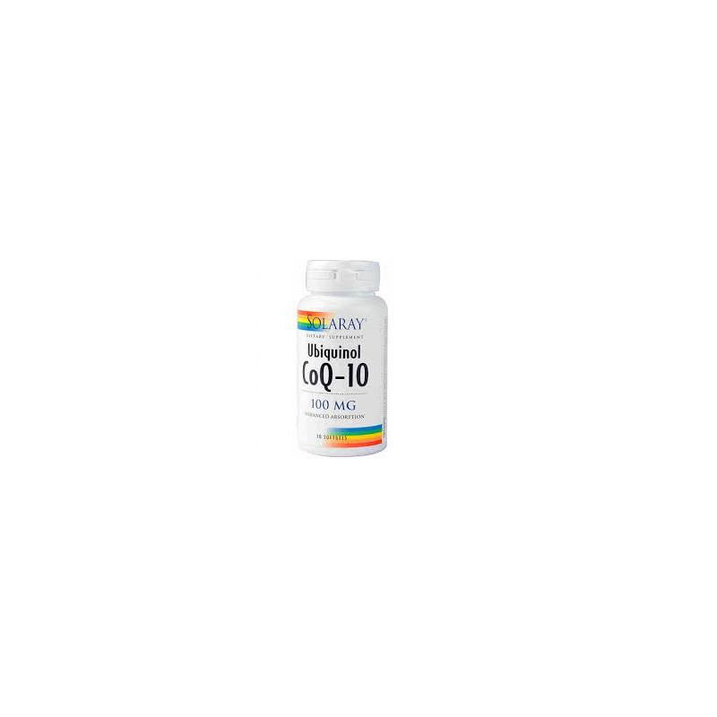 Solaray Coq10 Ubiquinol 100 Mg 30 Perlas