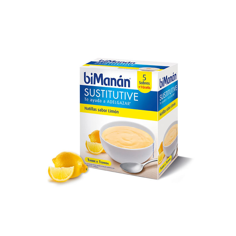 Bimanán Crema Sostitutiva Di Limone 5 Unità