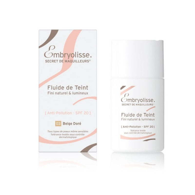 Embryolisse Fluid De Teint Spf20 03 Beige Doré