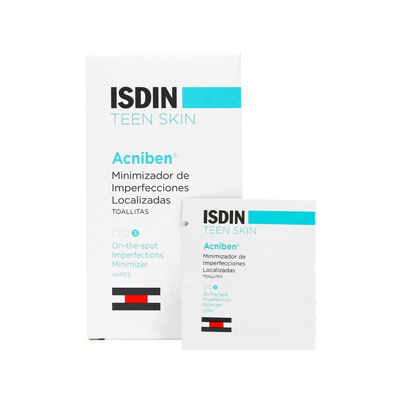 Isdin Acniben Salviettine Igienizzanti 30 Unità