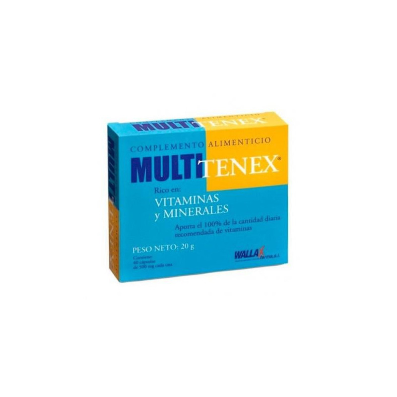 Walas Multitenex 40 Cápsulas 500 Mg Wallax Farma