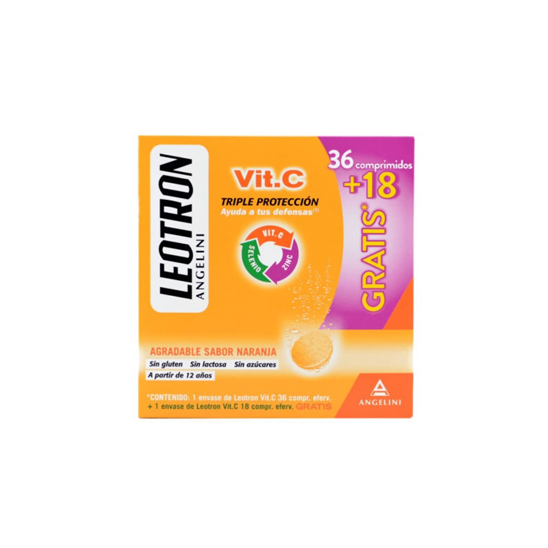 Leotron Vitamina C 36 + 18 Compresse Effervescenti