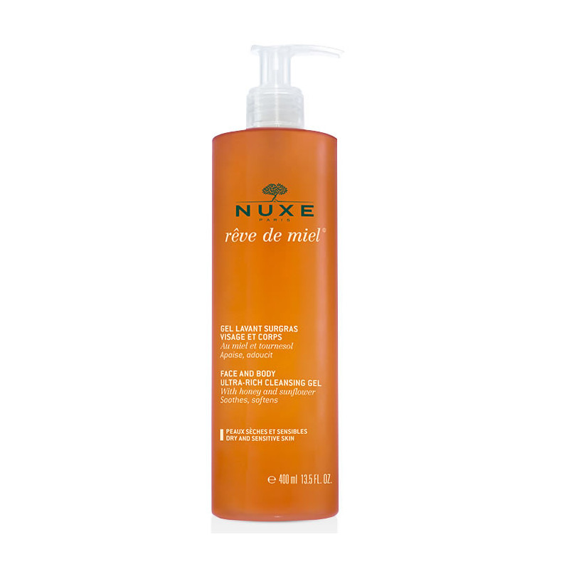 Nuxe Rêve De Miel Gel Detergente Viso E Corpo 400ml