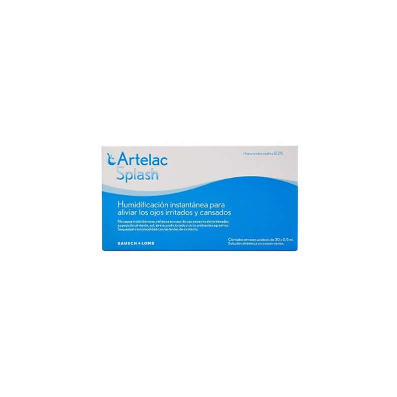 Artelac Splash Colirio Ojos Secos 0.5ml 30 Monodosis