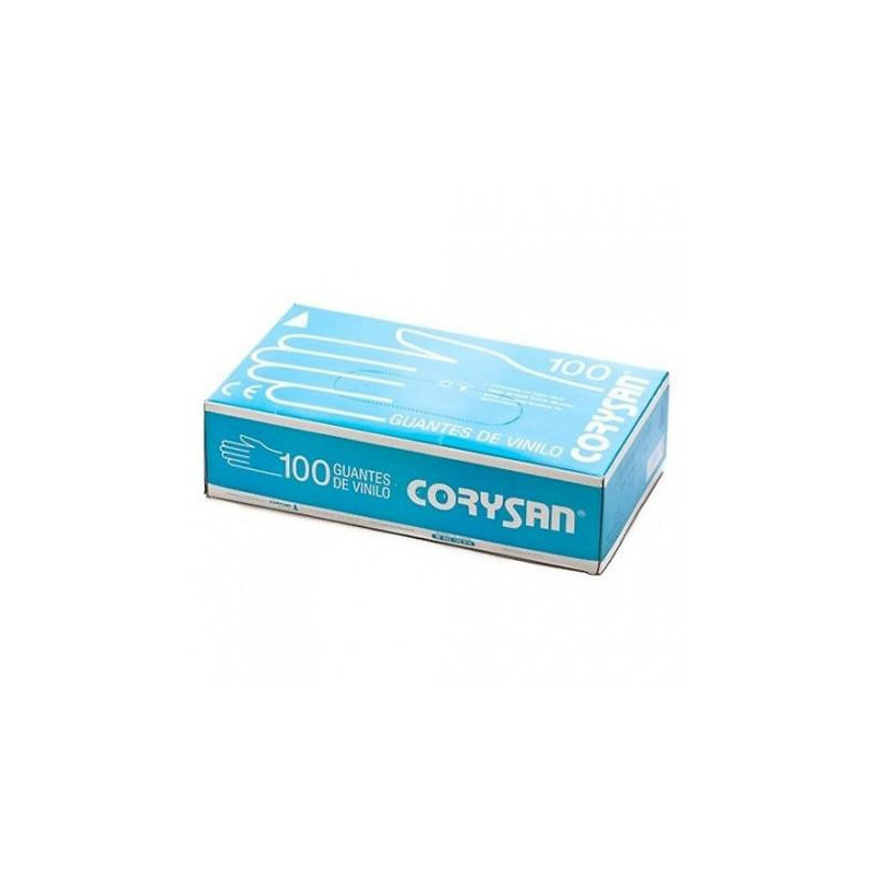 Guantes De Vinilo Talla Mediana 100 Unidades Corysan