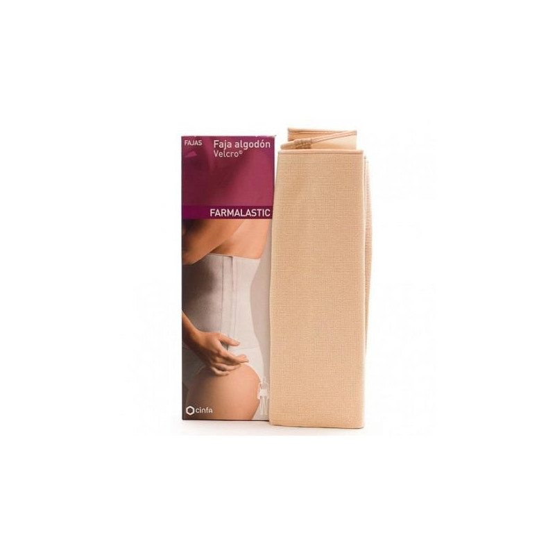 Farmalastico Cintura Lombare Beige Velcro T-3 1 Parti