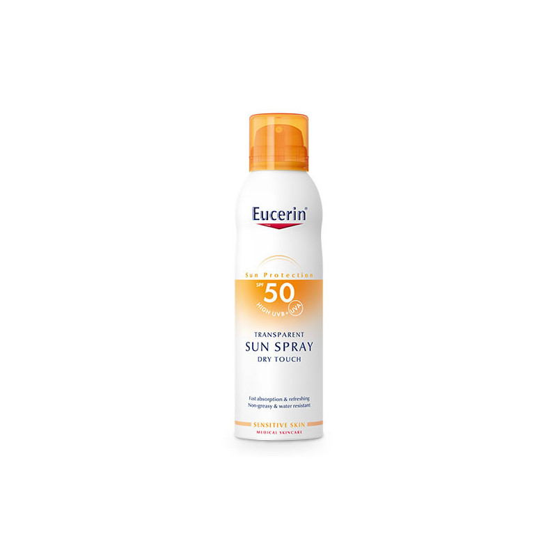 Eucerin Spray Sole Transparent Tocco Secco Spf50 200ml