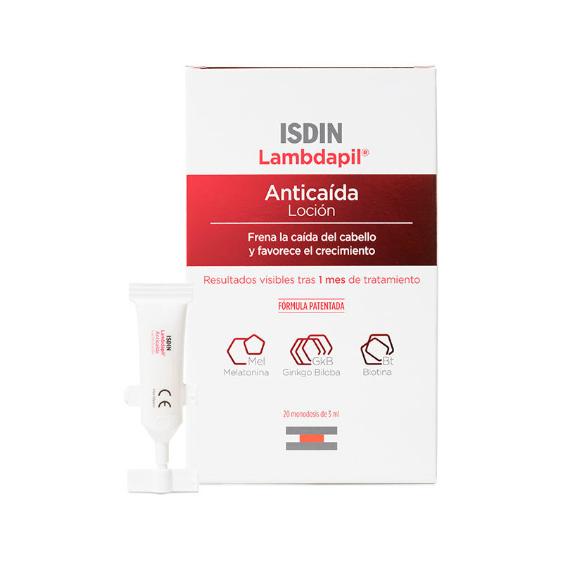 Anticaida Lambdapil Anticaduta Lozione Isdin 20 Monodosis