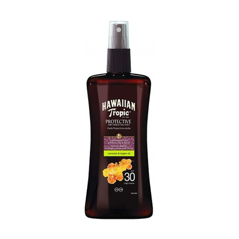 Hawaiian Tropic Protective Dry Spray Oil Mist Spf30 200ml