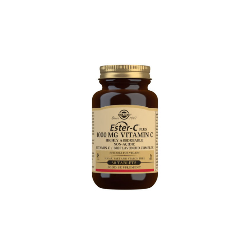 Solgar Ester-C Plus 1000 mg Vitamin C Tablets - Pack of 30