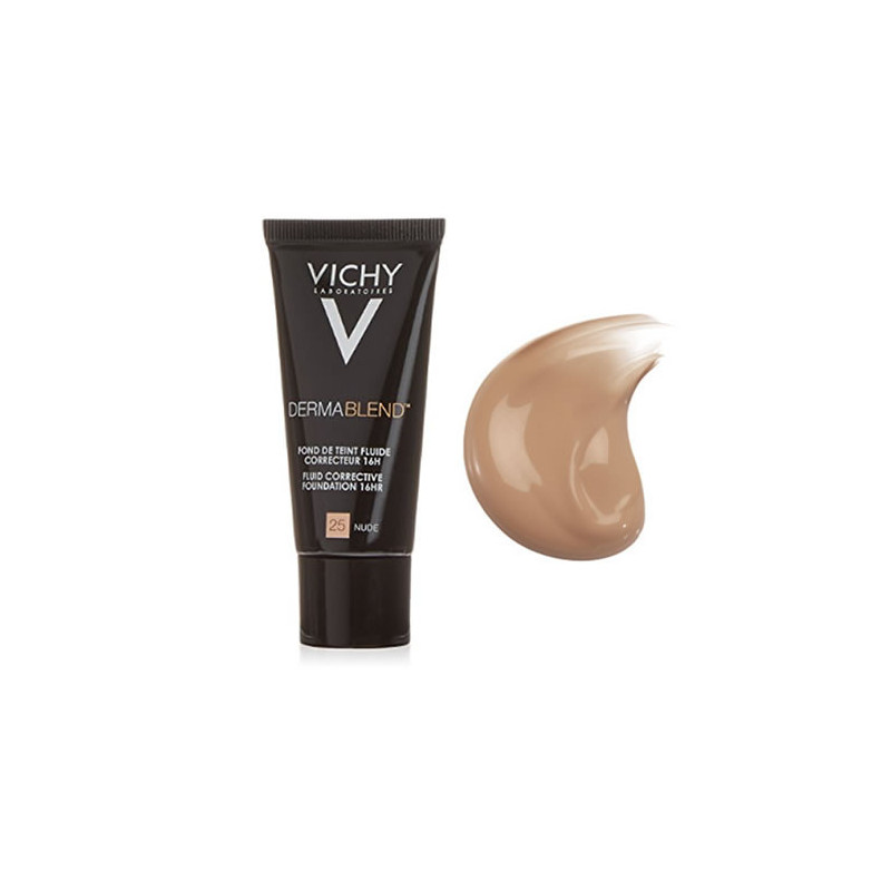 Vichy Dermablend Fondotinta Fluido Correttore 16h 25 Nude 30ml
