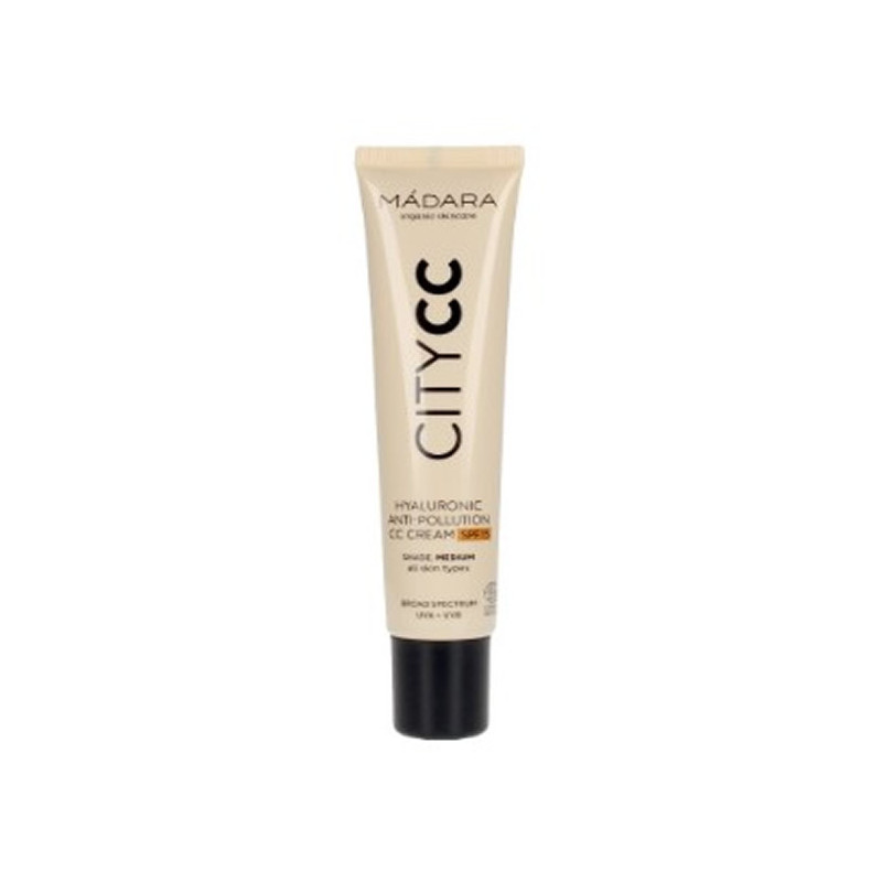 Mádara CityCC Hyaluronic Anti-Pollution CC Cream Spf15 Medium 40 ml