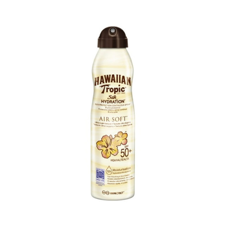 Hawaiian Tropic Silk Hydration Air Soft Sunscreen Mist Spf50+ 220ml
