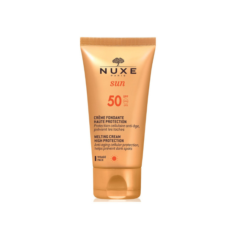 Nuxe Sun Protezione Cellulare Anti Età Crema Fondante Viso Spf50 50ml