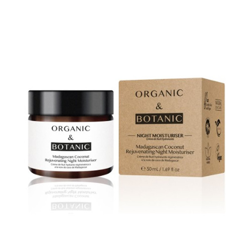 Organic & Botanic Madagascan Coconut Rejuvenating Night Moisturiser 50ml