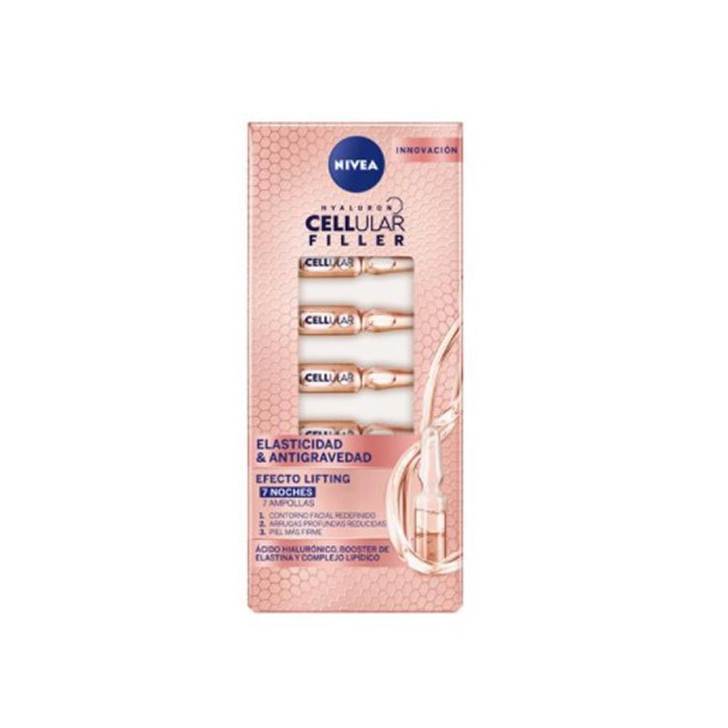 Nivea Hyaluron Cellular Filler Elasticity & Antigravity Ampoules 7x1,2ml