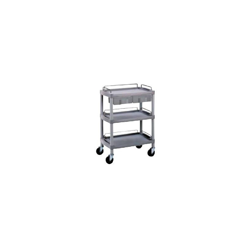 Carrello multifunzione Ok Farma 2 - 3 ripiani - 65,5x45,5x82 cm