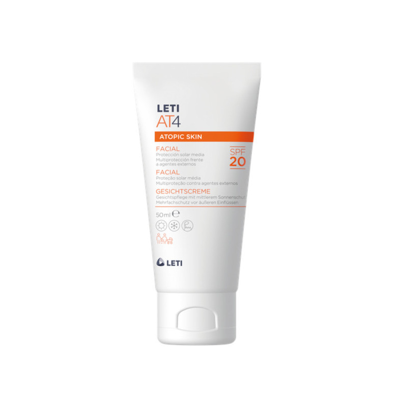 Leti At4 Crema Viso Spf20 50ml