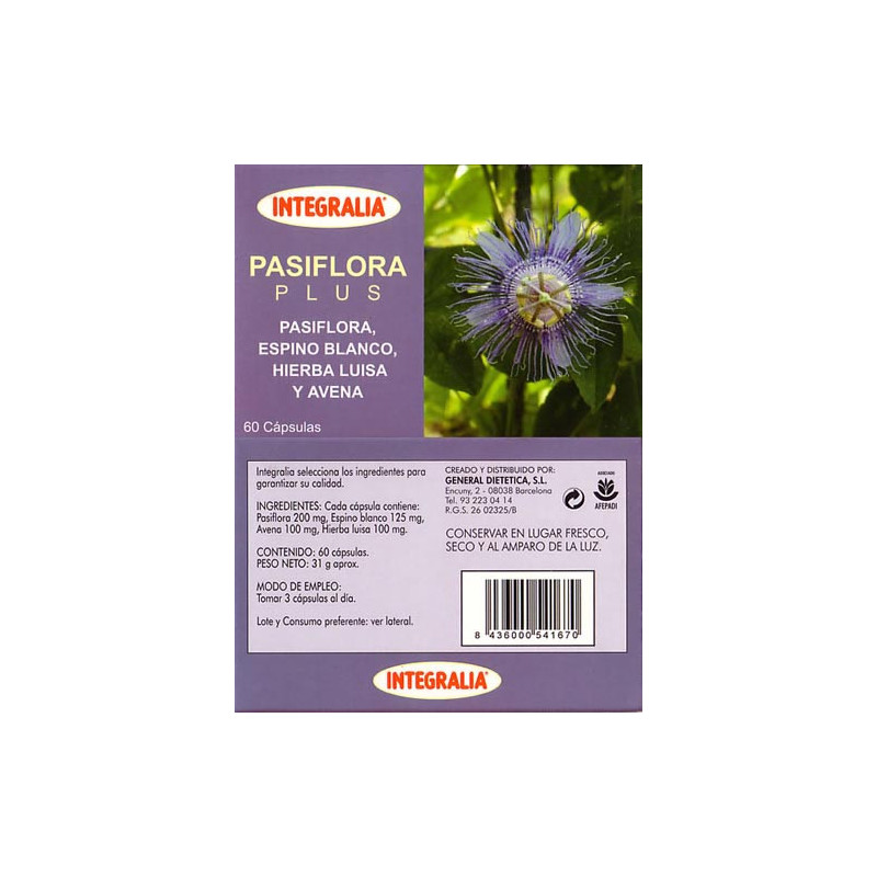 Integralia Pasiflora Plus 60 Caps