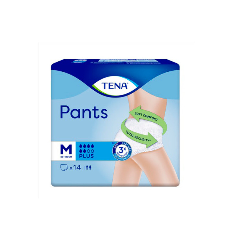 Tena Pants Plus Size Medium 14 Units
