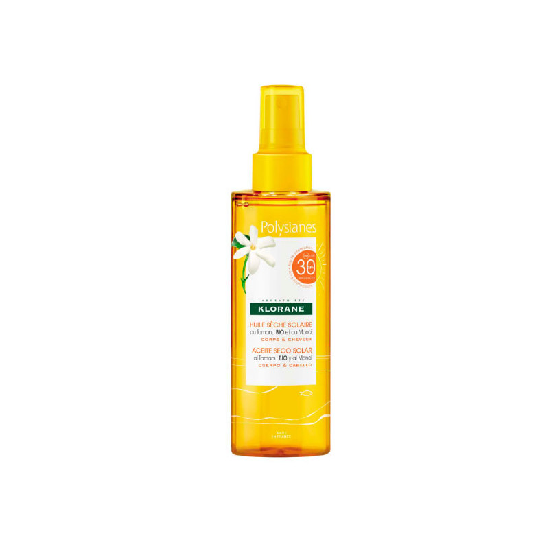 Polysianes Solar Dry Oil Spf30 200ml