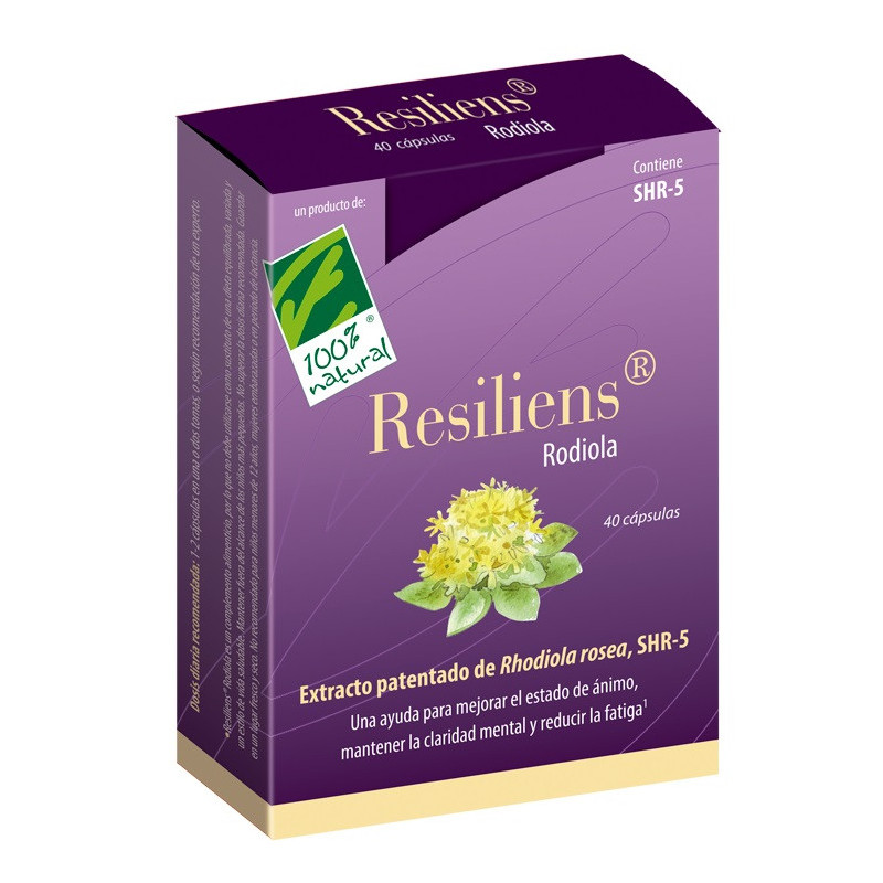 100%natura Resiliens Rhodiola 40 Cap