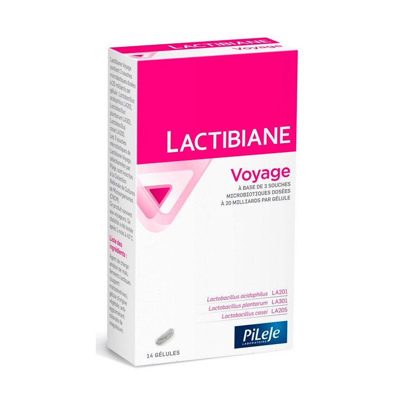 Pileje Viaggio Lactibiano 14 Capsule