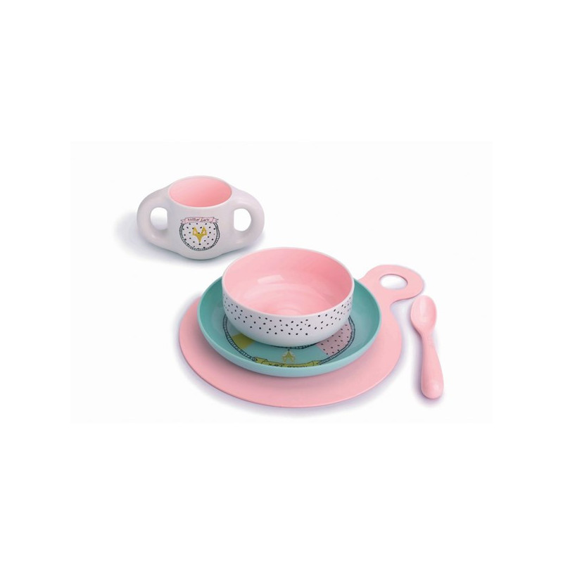 Suavinex Vajilla Aprendizaje 6 Meses Rosa
