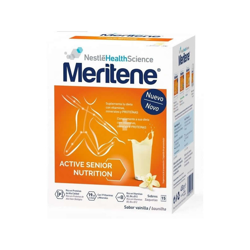 Meritene Batidos Sabor Vainilla 15 Sobres