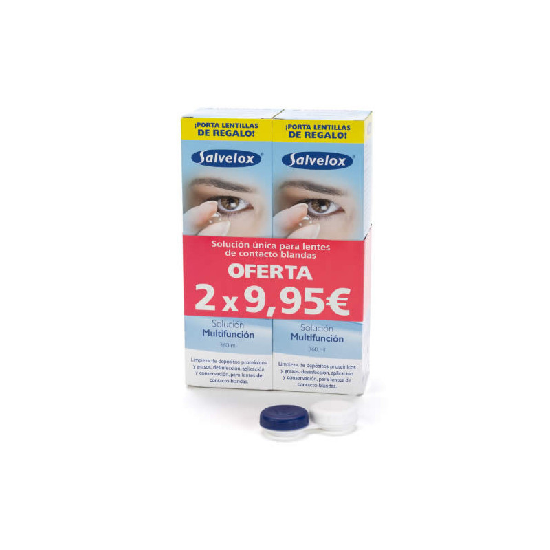 Salvelox Set Contact Lens Solution 2x360ml