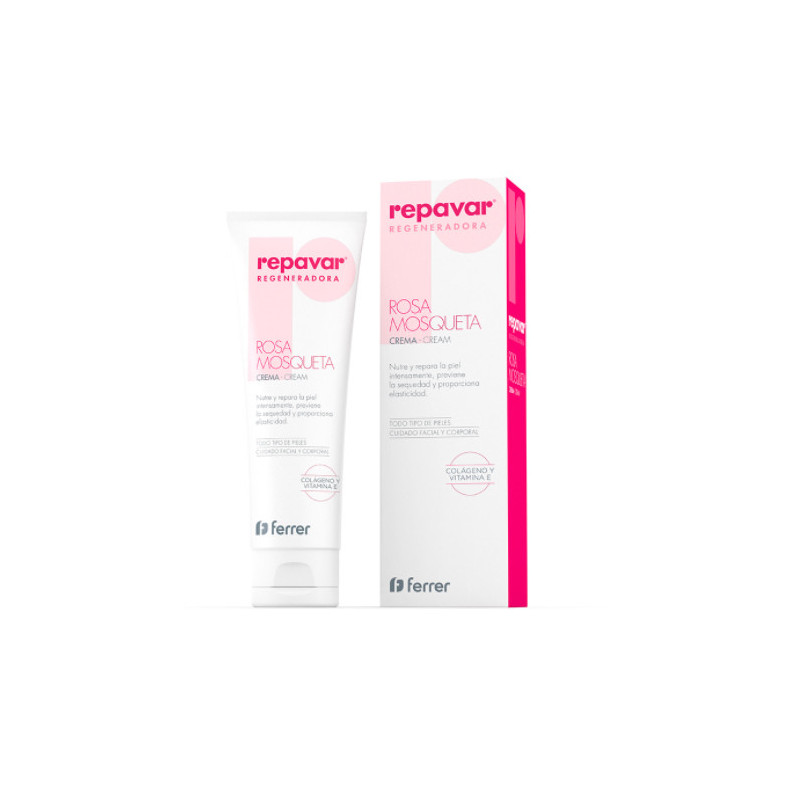 Repavar Regenerate Cream Rosehip Oil 125ml