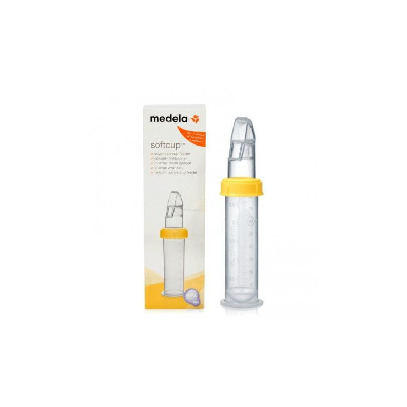 Medela Softcup Baby Bottle With Spoon 80ml