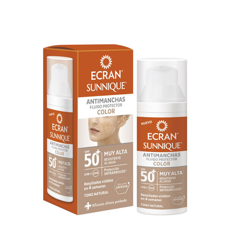 Ecran Sunnique Antimanchas Color Spf50 50ml