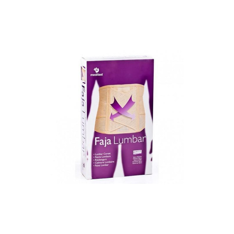 Faja Medilast Lumbar Talla 3 Velcro 85-95 Cm