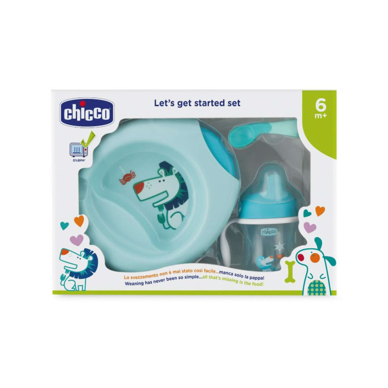 Chicco Let's Get Started 6m+ Blue Set 3 Parti