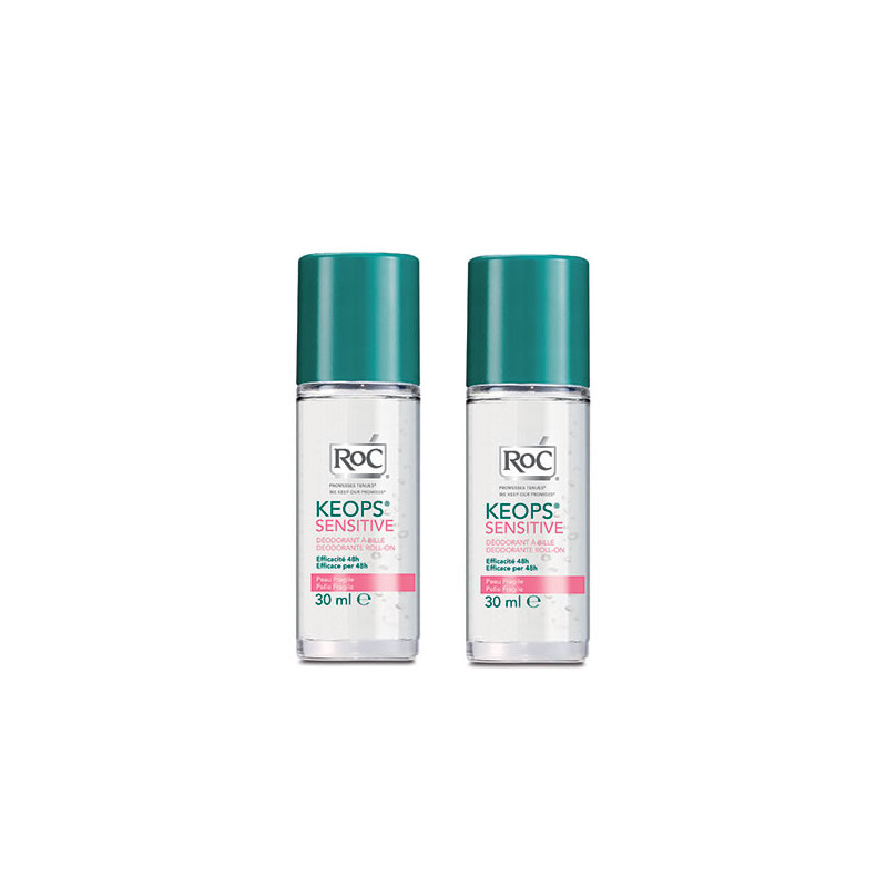 Roc Keops Sensitive Roll On Deodoranti 2x30ml