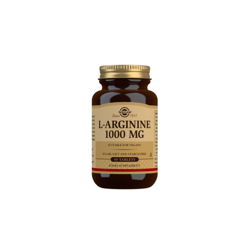 Solgar L-Arginine 1000 mg Tablets - Pack of 90