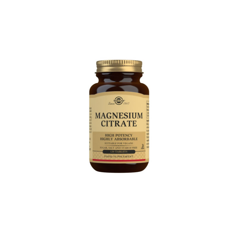 Solgar Magnesium Citrate Tablets - Pack of 120