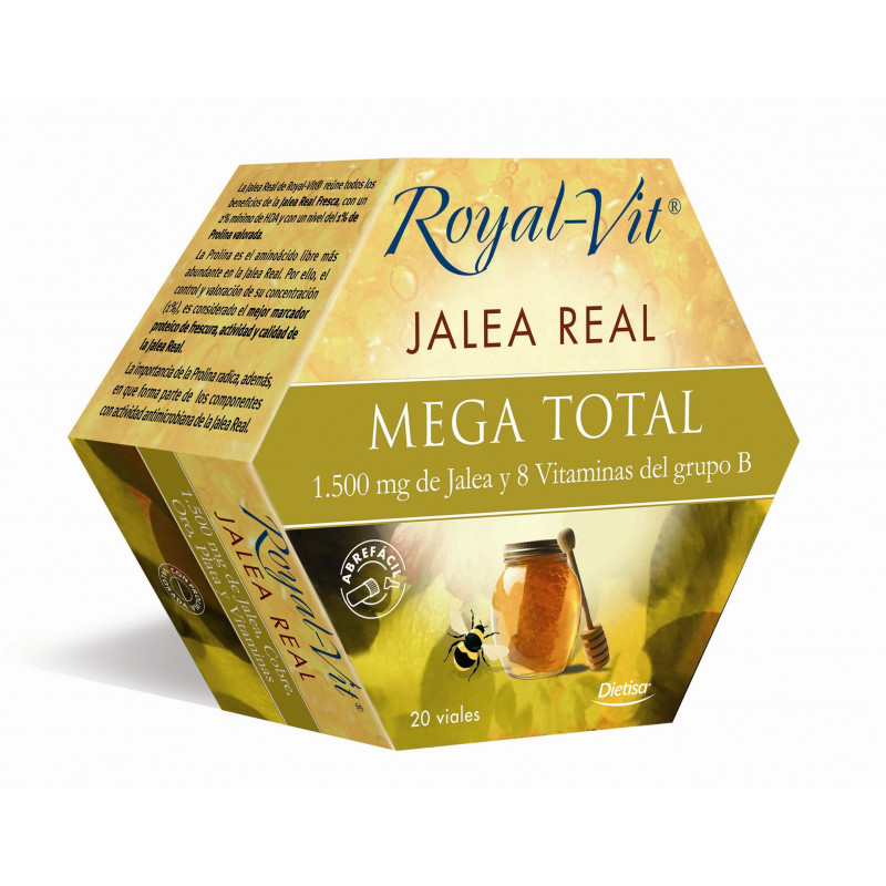 Dietisa Royal Vit Mega Total 1500 Mg 20 Viales