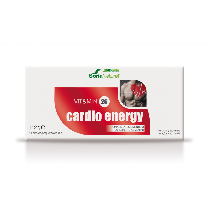 Mgdose Vit y Min 26 Cardio Energy 8g 14 Sobres