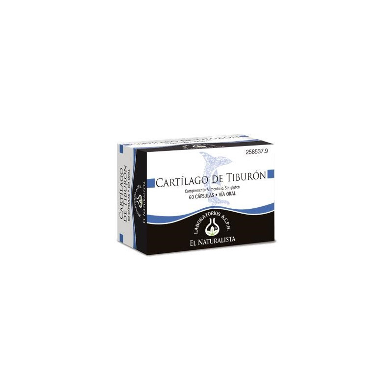 El Natural Cartilago De Tiburon 500 Mg X 60 Caps
