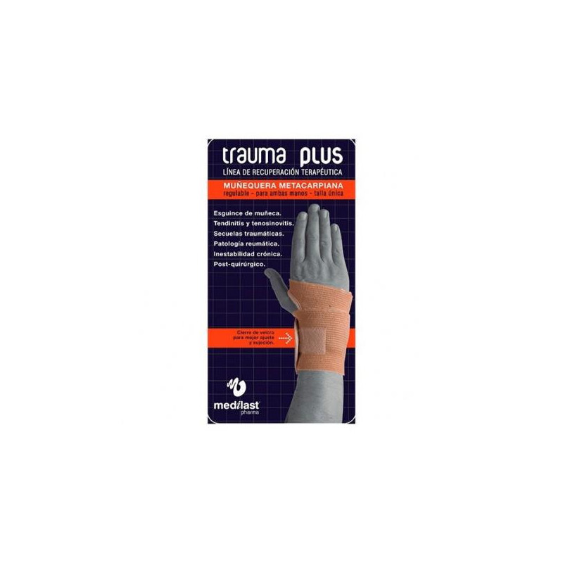 Muñequera Metacarpiana Trauma Plus Medilast Bg U