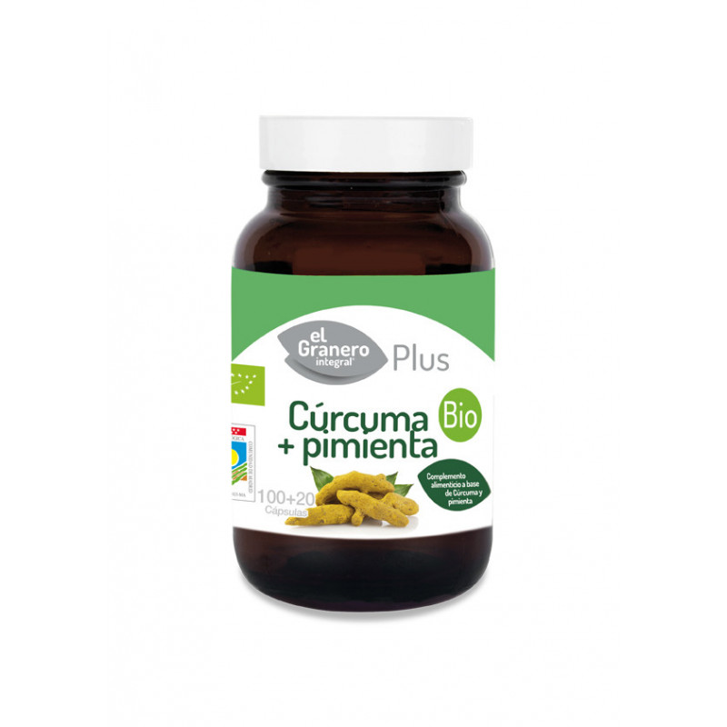 Granero S Curcuma Pimienta Bio 440 Mg 100 20 Caps