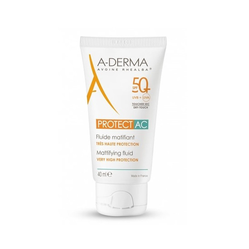 A-Derma Protect AC Fluido Opacizzante Spf50 + 40ml