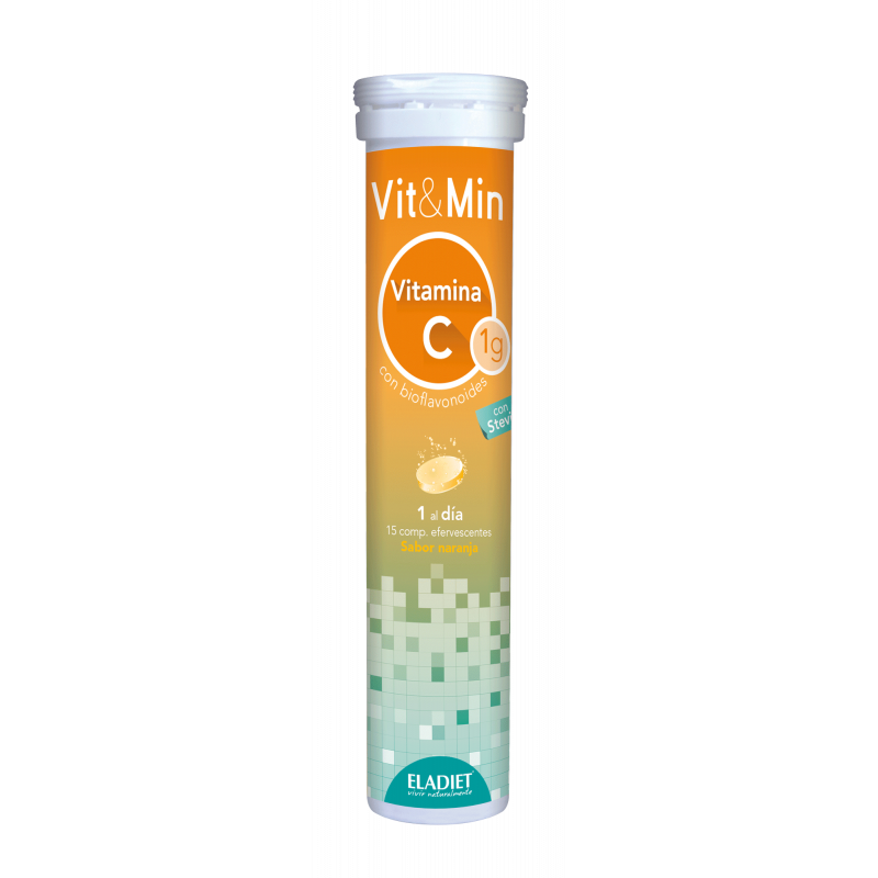 Eladiet Vit y Min Vitamina C 15 Comp Efervescentes