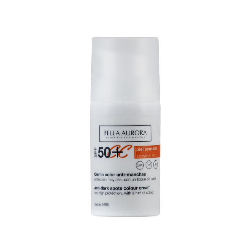 Bella Aurora Anti Dark Spot Colour Cream Spf50+ 30ml