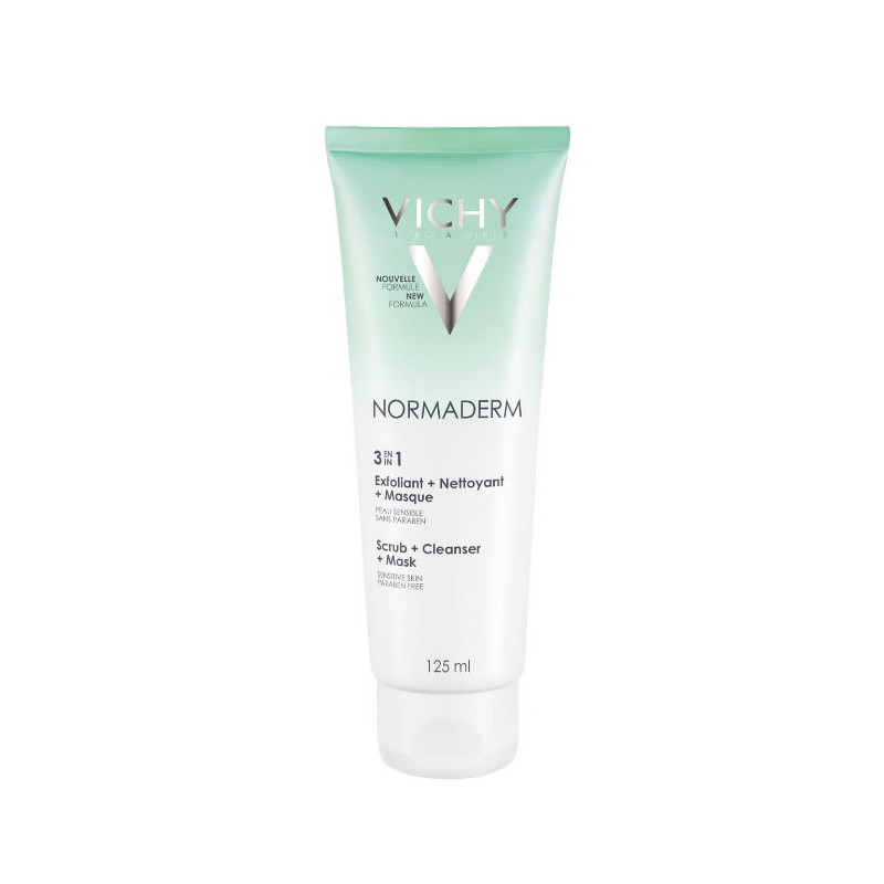 Vichy 3 In 1 Esfoliante Crema Detergente Maschera 125ml